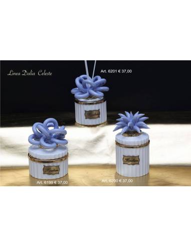 Candela profumata e profumatore ambiente bomboniere ceramica Marechiaro