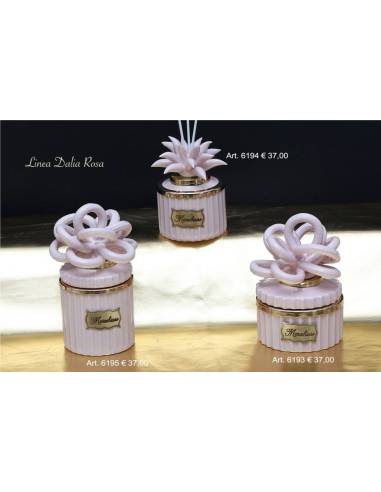 Candele profumate e diffusore ambiente bomboniere in ceramica Marechiaro