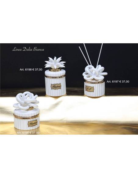 Profumatori per ambienti e candele Marechiaro bomboniere decoro ceramica