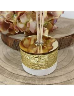 Profumatori bomboniere 2024 bianco e oro