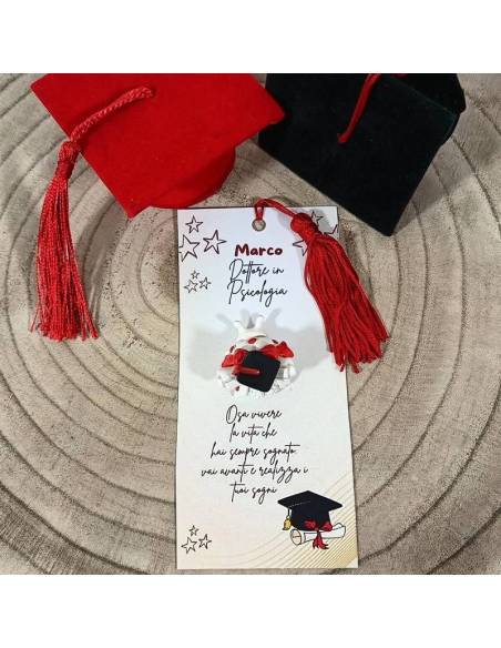 Bomboniere coccinelle portafortuna segnalibro personalizzato