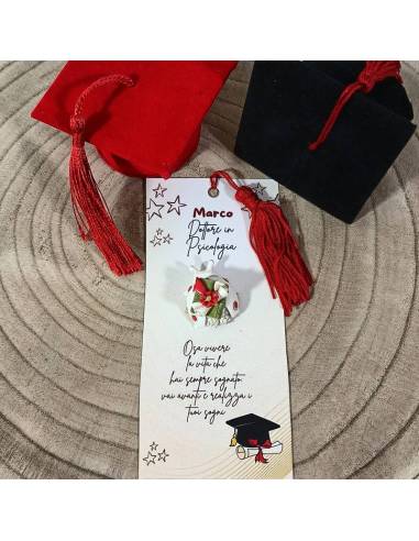 Coccinelle bomboniere portafortuna segnalibro personalizzato