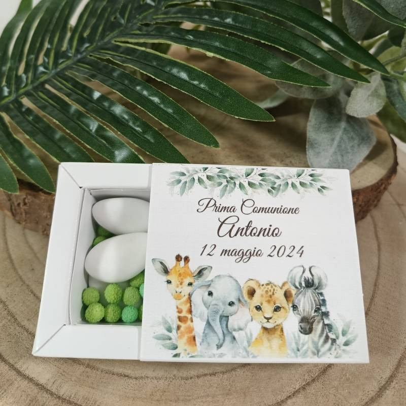 Bomboniere compleanno personalizzate giungla