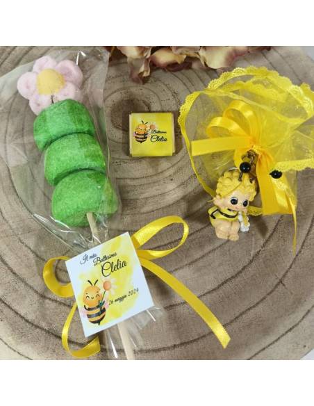 Sacchetti portaconfetti bomboniere portachiavi ape maia | Sindy Bomboniere