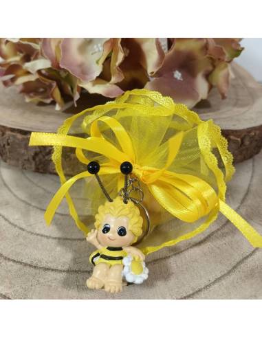 Sacchetti portaconfetti bomboniere portachiavi ape maia