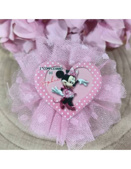 Calamite magnetiche Minnie personalizzate sacchetti portaconfetti