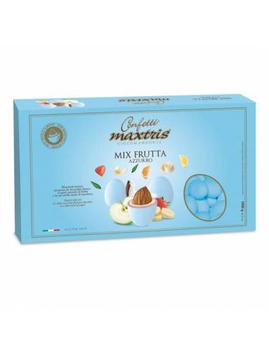 Confetti Maxtris Cioccomandorla Mix Frutta assortita Azzurri