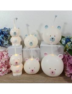 Bomboniere orsetti profumatore ambiente lampada luce led
