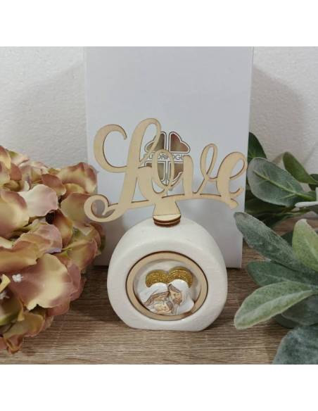 Profumatori per ambienti icona sacra famiglia tappo in legno