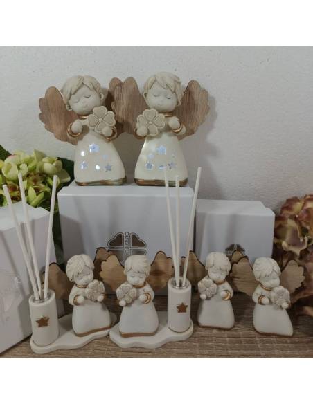 Bomboniere angioletti solidali ali in legno shop online