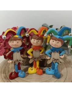 Bomboniere compleanno jolly colori misti Madrhélen nome personalizzato