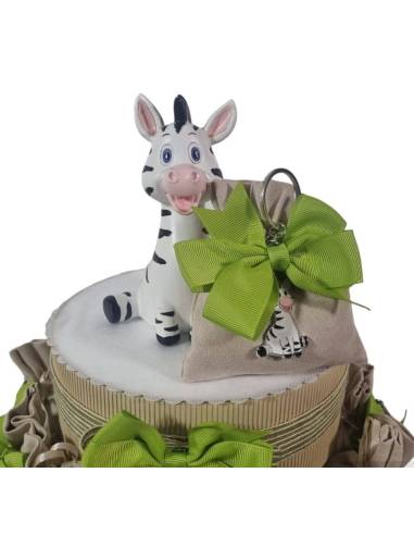 Sacchetti Battesimo portachiavi della savana