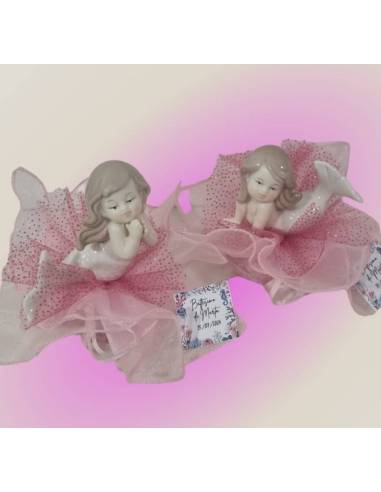 Bomboniere sirene in ceramica complete