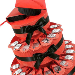 TORTA BOMBONIERA per laurea porta confetti pergamena Codice Penale