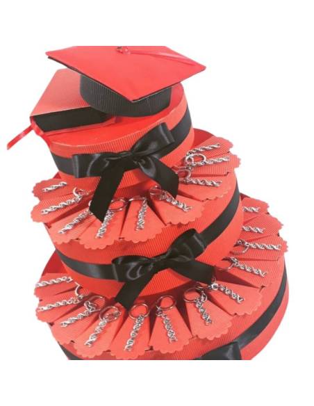 PORTA CONFETTI  BOMBONIERA per laurea DNA portachiavi medicina biotecnologia TORTA