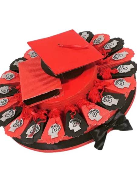 Torta bomboniera Ciondolo a forma di Testa laurea in Psicologia