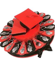 Torta bomboniera Ciondolo portachiavi a forma di Testa laurea in Psicologia