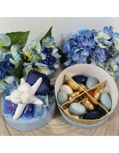 Bomboniere tema mare stella bianca lucida 2