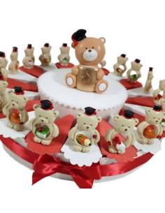 Torta bomboniera laurea orsi laureati tutto incluso