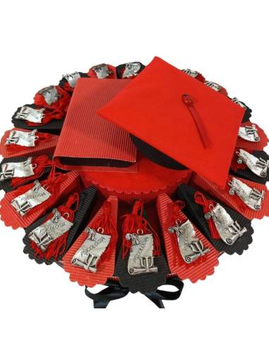 TORTA BOMBONIERA per laurea porta confetti pergamena Psicologia