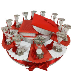 TORTA BOMBONIERA CLESSIDRA PER LAUREA