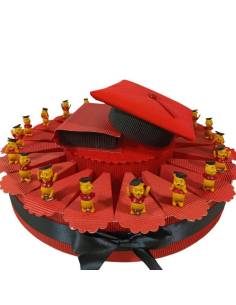BOMBONIERE per LAUREA WINNIE THE POOH laureato appoggio TORTA SPEDIZIONE INCLUSA