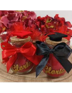 Bomboniere laurea candele profumate personalizzate con nome