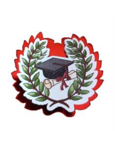 Bomboniere laurea corona alloro calamita