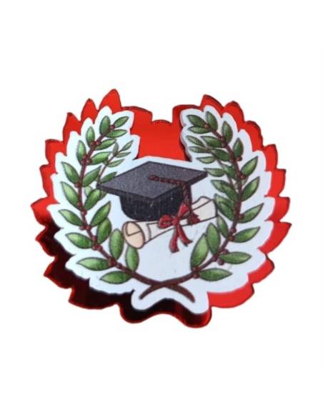 Bomboniere laurea corona alloro calamita