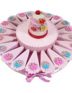 Torta bomboniera compleanno lecca lecca spedizione inclusa