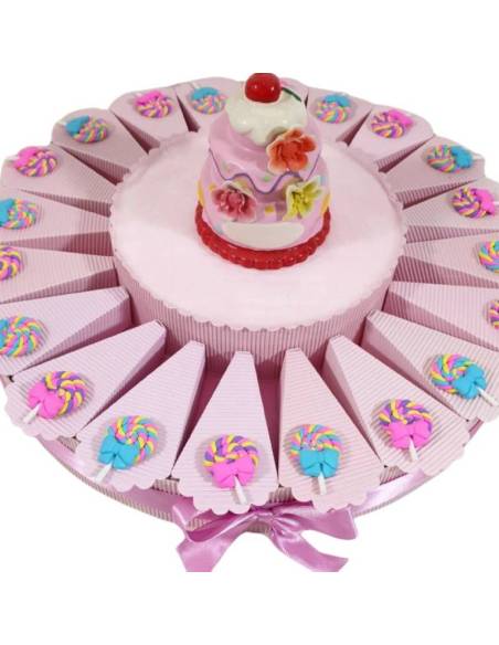 Torta bomboniera compleanno lecca lecca spedizione inclusa