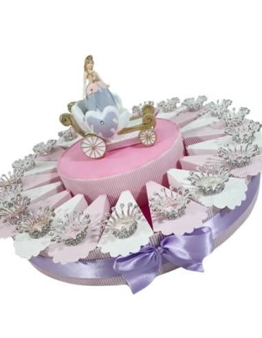 Torta bomboniera corona di principessa