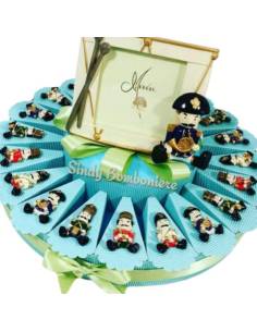 Bomboniere nascita compleanno battesimo Soldatino magnete guerra assortito portafoto bimbo