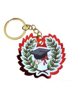 Bomboniere laurea corona alloro portachiavi