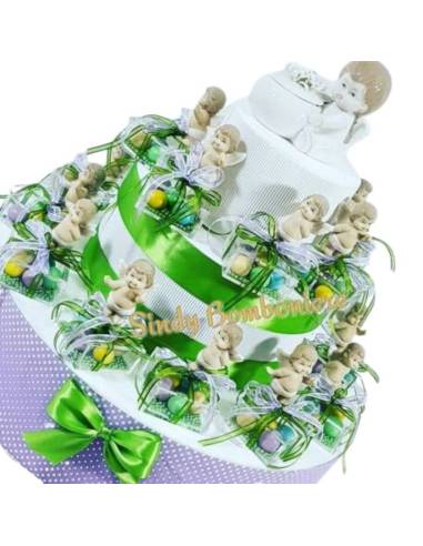 Bomboniere battesimo particolari angelo porcellana