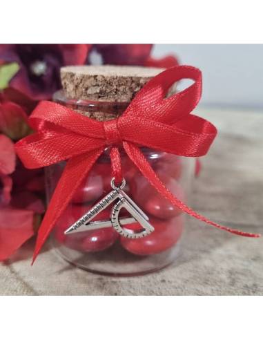 Bomboniere laurea architettura pendente squadretta con vasetto