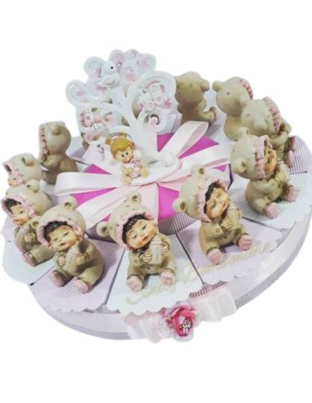 Torta bomboniera bimba per eventi come nascita e Battesimo