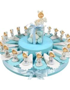 Torta bomboniera  bimbo celeste per nascita Battesimo o compleanno