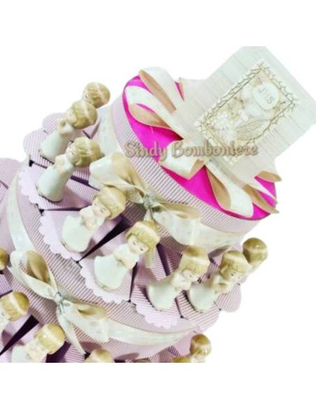 Torta bomboniera Prima Comunione bimba Carlo Pignatelli in porcellana