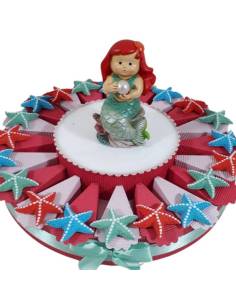 Torta di bomboniere stelle marine calamita
