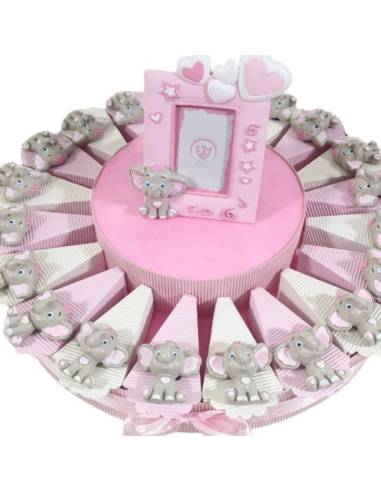 Torta bomboniera elefante bimba calamita