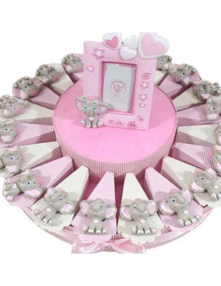 Torta bomboniera elefante bimba calamita