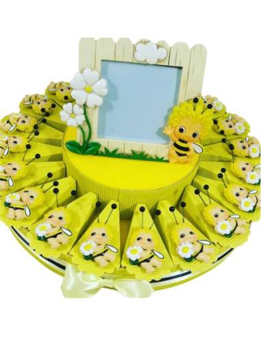 Torta bomboniere ape Maia magneti animaletti