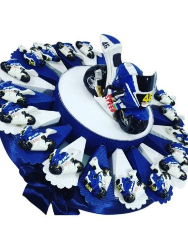 Torta bomboniera magnete moto gp Valentino Rossi