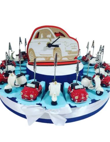 TORTA bomboniera VESPA PIAGGIO e 500 clip