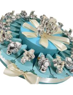 Torta bomboniera vespa moto scooter confetti inclusi