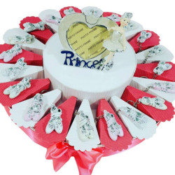 Torta bomboniera portachiavi scarpette Ballerina idea originale