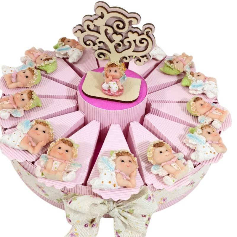 TORTA bomboniera bimbe fatine calamita