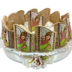 TORTA BOMBONIERA CON TRONCO NATIVITA' NASCITA