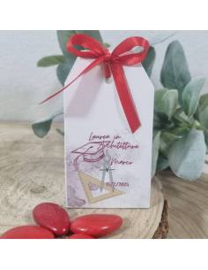 Bomboniere per laurea architettura personalizzate scatoline portaconfetti